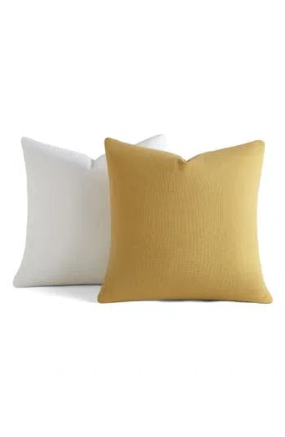Homespun Assorted 2-pack Accent Pillows In Yellow