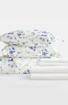 Homespun Bundle Duvet Set In Blue Blossoms
