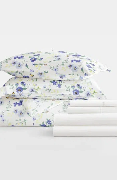 Homespun Bundle Duvet Set In Blue Blossoms