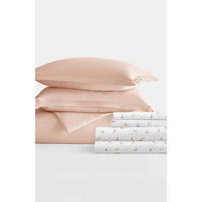 Homespun Bundle Duvet Set In Blush
