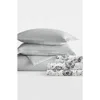 Homespun Bundle Duvet Set In Light Gray