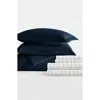 Homespun Bundle Duvet Set In Navy