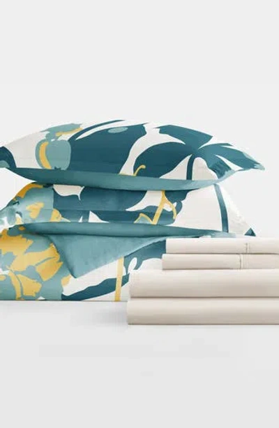 Homespun Bundle Duvet Set In Teal