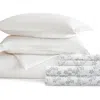Homespun Bundle Duvet Set In White