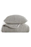 Homespun Chunky Knit Accent Pillow & Oversize Throw Blanket Set