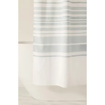 Homespun Mixed Stripe Shower Curtain