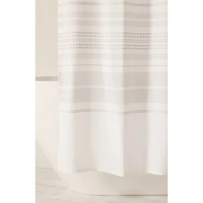 Homespun Mixed Stripe Shower Curtain