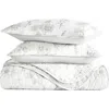Homespun Pattern Reversible Quilt & Sham Set
