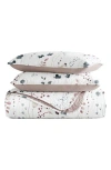 Homespun Pattern Reversible Quilt & Sham Set