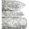 Homespun Pattern Reversible Quilt & Sham Set