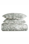 Homespun Pattern Reversible Quilt & Sham Set