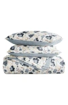 Homespun Pattern Reversible Quilt & Sham Set In Multi