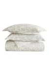 Homespun Patterned Duvet Set In Gray