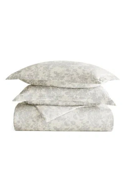 Homespun Patterned Duvet Set In Gray