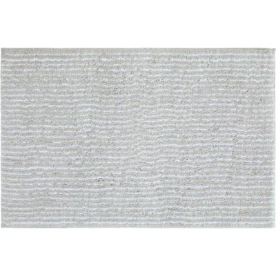 Homespun Pinstripe Cotton Bath Mat