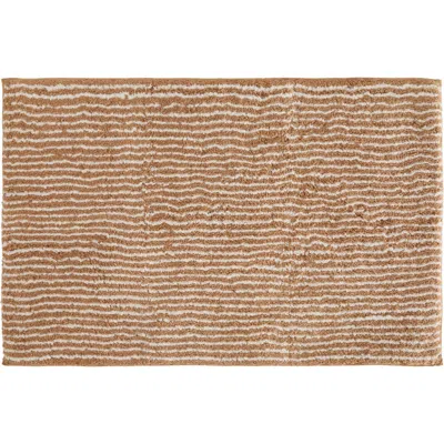 Homespun Pinstripe Cotton Bath Mat