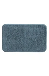 Homespun Plush Shaggy Bath Mat In Blue