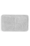 Homespun Plush Shaggy Bath Mat In Gray