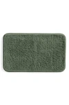 Homespun Plush Shaggy Bath Mat In Green