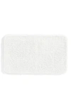 Homespun Plush Shaggy Bath Mat In White
