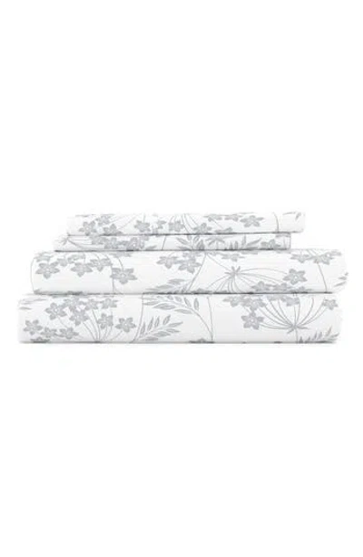 Homespun Premium Ultra Burst Of Vines Pattern 4-piece Bed Sheets Set