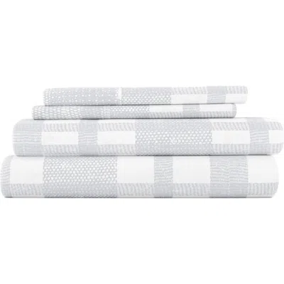 Homespun Premium Ultra Soft 4-piece Flannel Bed Sheet Set In Blue