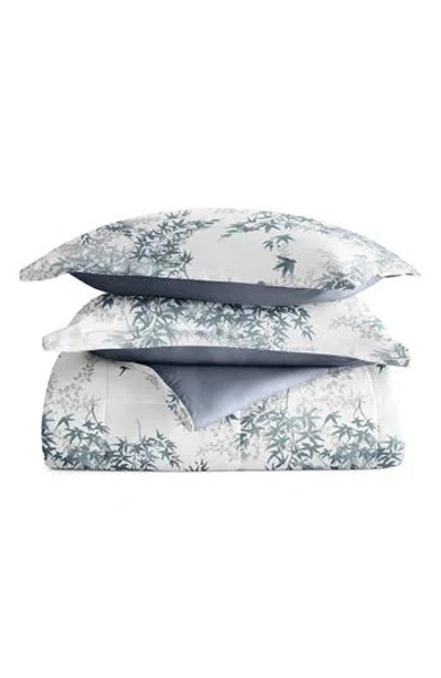 Homespun Reversible 3-piece Comforter Set In Gray