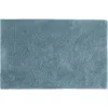 Homespun Reversible Cotton Bath Mat In Blue