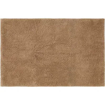 Homespun Reversible Cotton Bath Mat In Brown