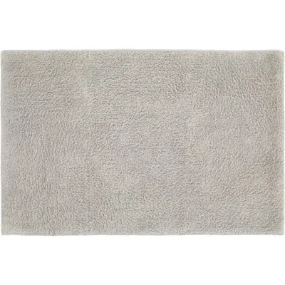 Homespun Reversible Cotton Bath Mat In Gray