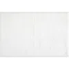 Homespun Reversible Cotton Bath Mat In White