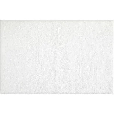 Homespun Reversible Cotton Bath Mat In White