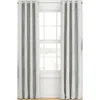 Homespun Set Of 2 Blackout Curtain Panels In Gray