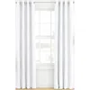 Homespun Set Of 2 Blackout Curtain Panels In White