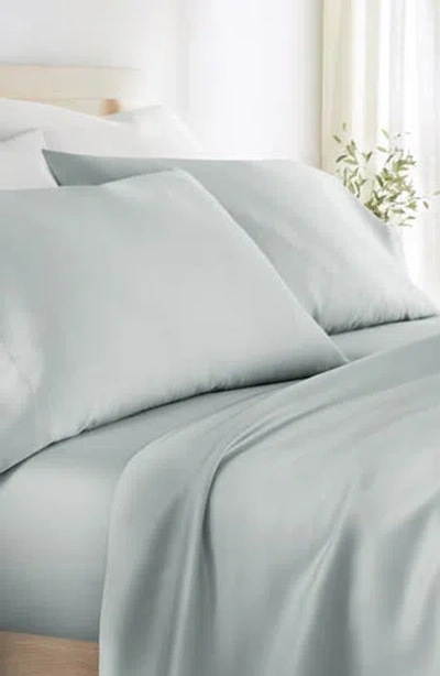 Homespun Set Of 2 Pillowcases In Blue