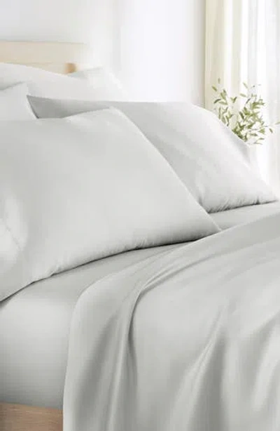 Homespun Set Of 2 Pillowcases In Gray