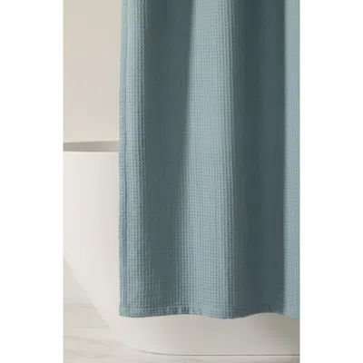 Homespun Shower Curtain In Blue
