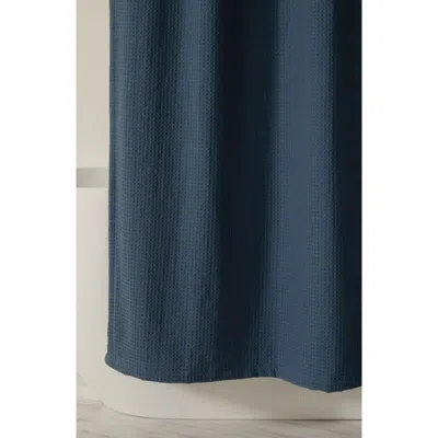 Homespun Shower Curtain In Blue