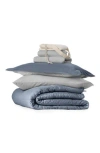 Homespun Ultimate College Essentials Bedding Bundle. In Blue