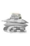 Homespun Ultimate College Essentials Bedding Bundle. In Gray