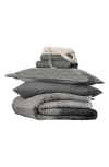 Homespun Ultimate College Essentials Bedding Bundle. In Gray