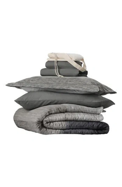 Homespun Ultimate College Essentials Bedding Bundle. In Gray
