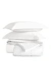 Homespun Vintage Washed Cotton Duvet Cover & Sham Set In White