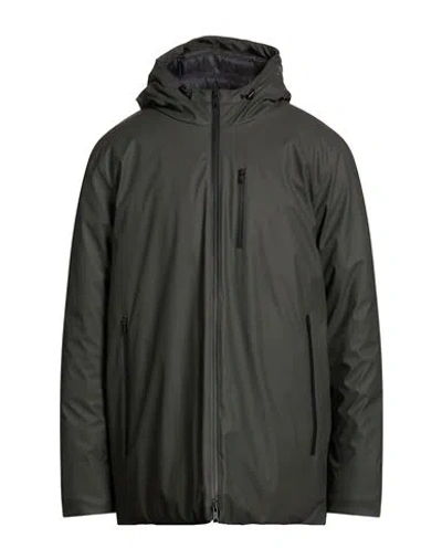 Homeward Clothes Co. Man Jacket Dark Green Size Xxl Polyester, Polyurethane