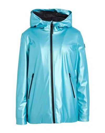 Homeward Clothes Co. Woman Jacket Azure Size S Polyester, Polyurethane In Blue