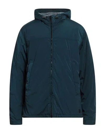 Homeward Clothes Man Jacket Deep Teal Size L Nylon In Green