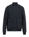 Homeward Clothes Man Jacket Midnight Blue Size Xxl Cotton, Elastane