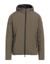 Homeward Clothes Man Jacket Military Green Size Xxl Nylon, Elastane