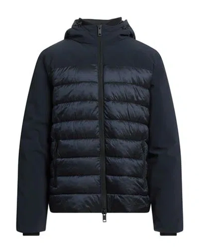Homeward Clothes Man Puffer Midnight Blue Size Xxl Nylon, Elastane