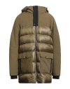 Homeward Clothes Man Puffer Military Green Size L Polyester In Green